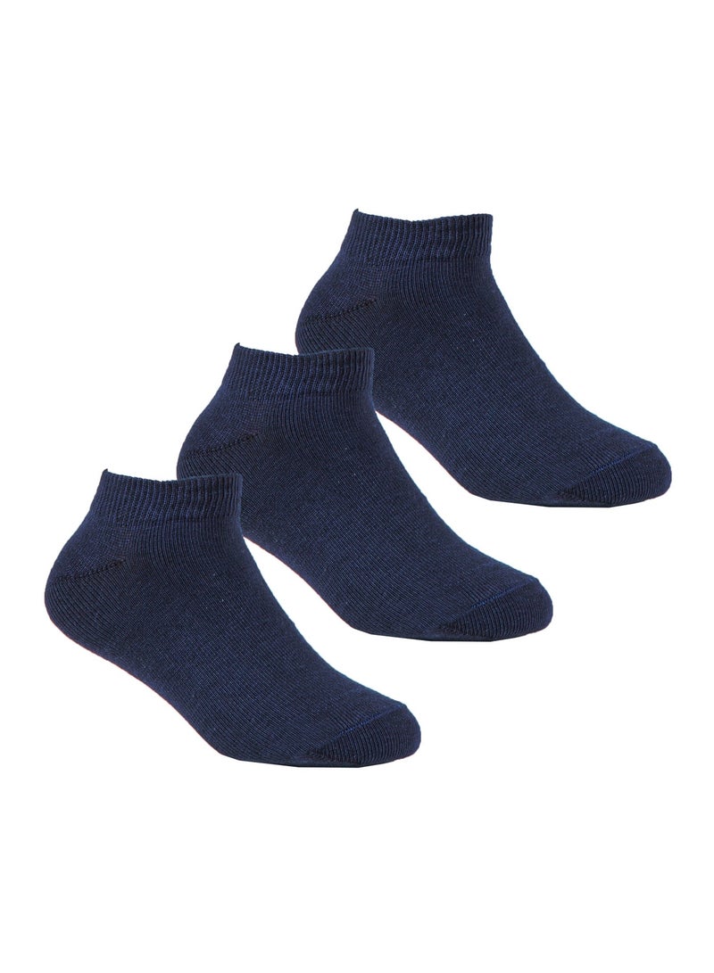 Odds Kid's Pack of 3 Lycra Ankle Casual Socks - Image 1